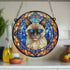 Cat Siamese Stained Glass Effect Suncatcher